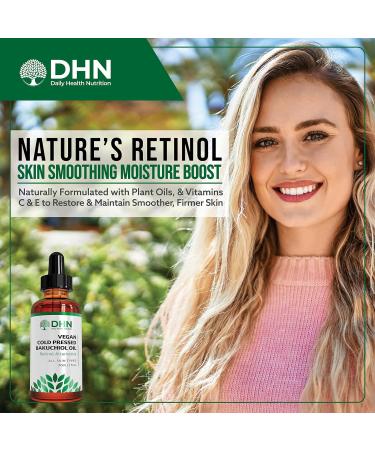 Vegan Cold Pressed Bakuchiol Moisturizing Facial Oil + Rose Hip Abyssinica Argan & Sea Buckthorn Plant Oils Vitamin E & C. Bakuchiol is Nature's Non-Irritating Retinol Alternative. Dry-Skin Defence 100% Preservative Free Sensitive Skin Safe. Made in Canad - Buy Online on GoSupps.com