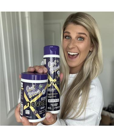 NOVEX Cool Blonde Purple Toning Shampoo 10.1oz - Neutralizes & Tones Blonde/Silver Hair with Acai Extract & Ceramides | International Shipping Available - Buy Online on GoSupps.com