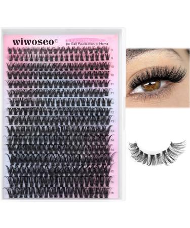 DIY Lash Clusters - 320pcs D Curl Individual Lashes for Natural Volume | wiwoseo - Buy Online on GoSupps.com