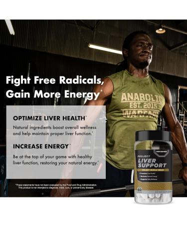 Anabolic Warfare Project Liver Support Aids Liver Health Antioxidant Support* (60 Capsules) - Buy Online on GoSupps.com