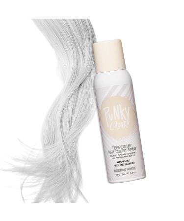 Punky Temporary Hair Color Spray Siberian White Fast-Drying Non-Sticky Non-Damaging Travel Size Hair Dye for Instant Vivid Hair Color 3.5 oz 3.5 Ounce (Pack of 1) Siberian White - Buy Online on GoSupps.com
