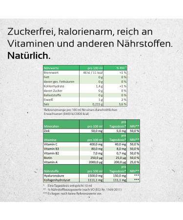 Buy Hylmed Ha Liquid - High-Dose Hyaluron Drink with Collagen Zinc & Vitamins | 500ml for 50-Day Supply | International Shipping Available - Buy Online on GoSupps.com
