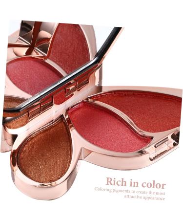 POPETPOP 3 Pcs Eyeshadow Palette Natural Eyeshadow Cheek Blusher Woman Eyeshadow Pallet Girl High Pressure 1 count (Pack of 1) As Shown 4x3pcs - Buy Online on GoSupps.com