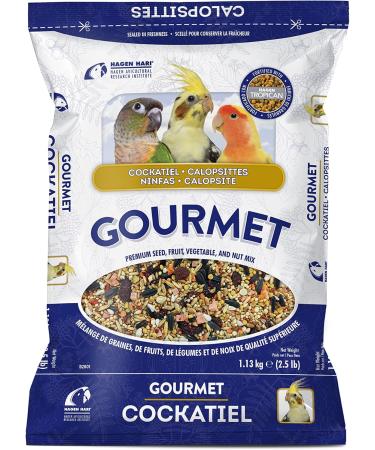 Hagen Gourmet Small Parrot Seed Mix 2 Kg + Gourmet Seed Mix for Cockatiels and Small Hookbills 1.3 Kg - Buy Online on GoSupps.com