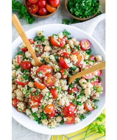 Organic White Quinoa - Pre Washed Whole Grain with Protein, Fiber & Iron - Gluten Free Rice & Pasta Substitute - Kosher for Passover - 12 Oz Resealable Bag (2-Pack) - Buy Online on GoSupps.com