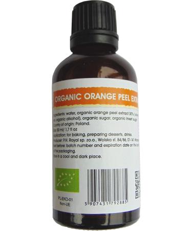 Organic orange extract 50 ml glass bottle for better quality - Buy Online on GoSupps.com