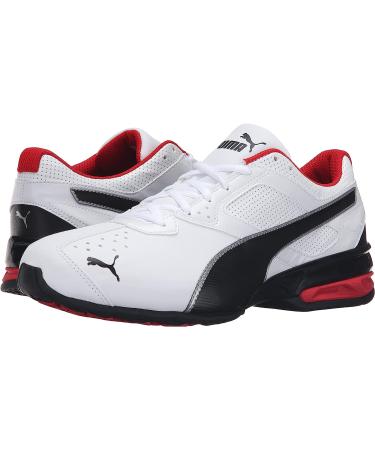 PUMA Men's Tazon 6 Sneaker - White/Black/Silver - Size 10 - Buy Online on GoSupps.com