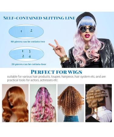 100pcs Double Sided Wig Tape - Ultra Hold C-Shaped Lace Front Hair Tape for Extensions & Wigs - Buy Online on GoSupps.com