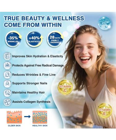NATURE TARGET Marine Collagen Powder for Women - Multi Collagen Peptides with Hyaluronic Acid & Vitamin C for Hair Skin Nails & Joints - Wild-Caught Fish & Grass-Fed Bovine 50 Servings 1.1 Pound (Pack of 1) - Buy Online on GoSupps.com