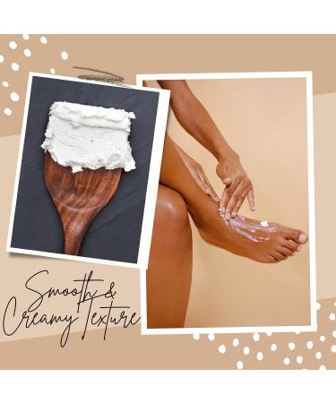 Aviela Shea Butter Foot Cream For Very Dry Feet & Cracked Heels | Intensely Moisturising | Vegan & Cruelty Free 100% Natural | 60ml Foot Moisturiser Cream - Buy Online on GoSupps.com