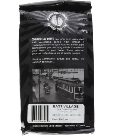 The Commercial Drive Coffee Company Small Batch Ethically Sourced Dark Roast Espresso Whole Bean Coffee 300g - Buy Online on GoSupps.com