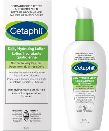 Cetaphil Gentle Skin Cleanser (500ml) + Cetaphil Daily Hydrating Lotion with Hyaluronic Acid (88ml) 2 Piece Set Bundle Gentle Skin Cleanser + Hydrating Lotion - Buy Online on GoSupps.com