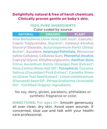 Silky Cream - Natural Moisturizing Lotion with Rosehip & Avocado Oil for Dry Skin | Safe for Newborns | 4 Fl Oz - Buy Online on GoSupps.com