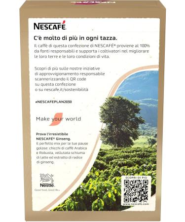 Nescafe Nescaf Gold Ginseng soluble prepared in powder with coffee and ginseng 10 envelopes (10 cups) - Buy Online on GoSupps.com