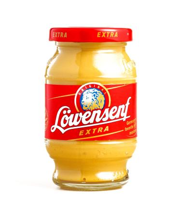 Lowensenf Extra Hot Mustard 9 oz each (1 Item Per Order)