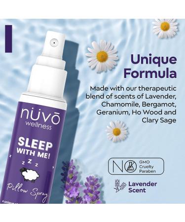 Premium Deep Sleep Pillow Mist with Lavender and Chamomile - Therapeutic Essential Oils for Relaxation and Restful Sleep - Buy Online on GoSupps.com