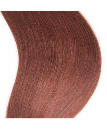 Kastaniee Keratin Bonding Extensions | 100% Remy Real Hair | 25x 1g 45cm U-Tip Chestnut Color #33 - Long Smooth Strands - Buy Online on GoSupps.com