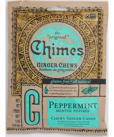 Chimes Ginger Chews Peppermint 5 oz (141.8 g)