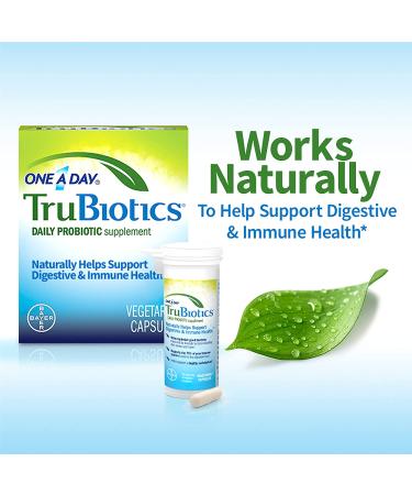 TruBiotics Daily Probiotic 30 Capsules | Gluten & Soy Free Digestive & Immune Health Support for Men and Women - Buy Online on GoSupps.com