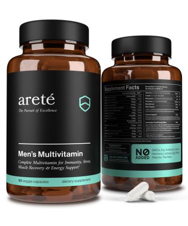 Natural Multivitamin for Men Health - 30+ High Potency Multi Vitamins A C E D B Complex for Immune Support Fertility Supplements Prostate Health Energy Non-GMO Vegetarian Mens Multivitamin
