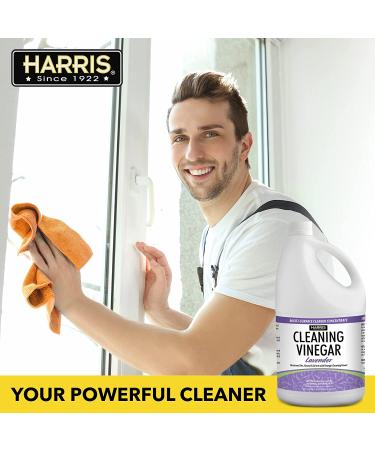 Harris Cleaning Vinegar Lavender 128oz - All Purpose Household Surface Cleaner - Buy Online on GoSupps.com