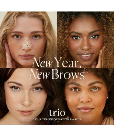 Brow Trio Beauty Eyebrow Gel - Clear, Paraben-Free Holding Gel for Styling - Buy Online on GoSupps.com