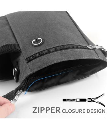 AEMIAO Dog Walking Bag with Bottle Holder & Poo Bags - Large Outdoor Training Treat Pouch for Dogs - Waist & Shoulder Belt - 3 Ways to Wear - Buy Online on GoSupps.com