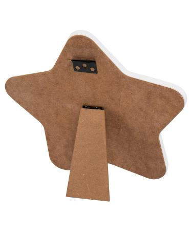 Wishing Star Guestbook for Baby - Perfect Baby Shower Gift Accessory - 25 Descriptive Hearts - White MDF Wood - Ideal Gift for Birth - Buy Online on GoSupps.com