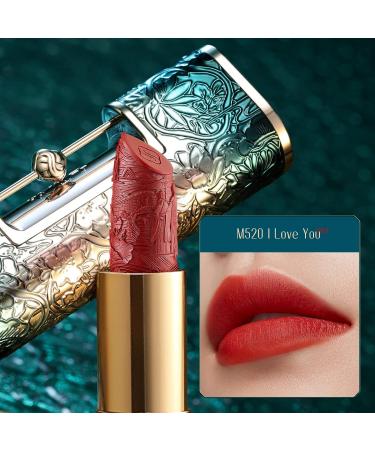 FLORASIS Blooming Rouge Love Lock Lipstick Long-Lasting Matte Finish Sculpting Lipstick(M520 I Love You) - Buy Online on GoSupps.com