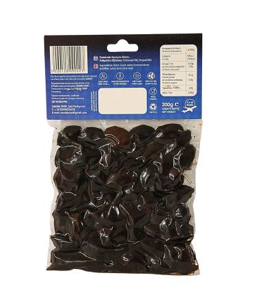 Candia Crop Greek Black Salted Throuba Olives - 5 Pack (200g each) | 1 kg International Shipping - Buy Online on GoSupps.com