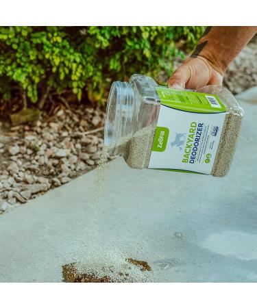 Zeofill Backyard Deodorizer - 8 lbs. | Eliminates Pet Urine Odors on Potty Patches | For Artificial Turf, Grass Lawns, Patios, Gravel, Concrete & Playgrounds | Odor Eliminator & Deodorizer - Buy Online on GoSupps.com