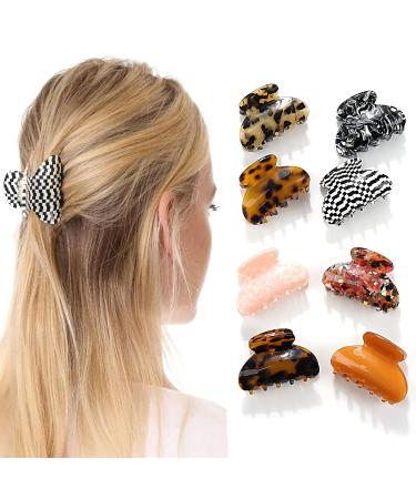 Medium Leopard Print Hair Claw Clip | Non-Slip Fashion Accessory for Teens & Women - Pink - Buy Online on GoSupps.com