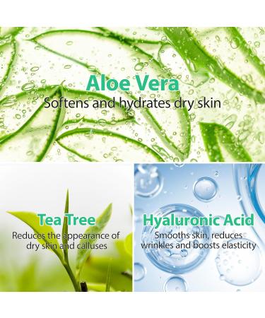 Urea 40% Foot Cream+2% Salicylic Acid Moist Cracked Heel Repair Cream Enriched With Tea Tree & Hyaluronic Acid & Aloe Vera Extracts Deeply Moisturising Gently Removes Dead Skin And Calluses 100g - Buy Online on GoSupps.com