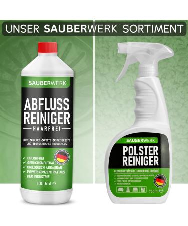 Upholstered Cleaner Sofa & Car Seat Cleaner XXL (750ml) - Universal Stain Remover & Mattress Textile Cleaner - Effective Made in Germany - Buy Online on GoSupps.com