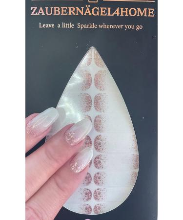 Zaubern gel4Home - 22 Self-Adhesive Nail Polish Wraps (White Cosmo) - Buy Online on GoSupps.com