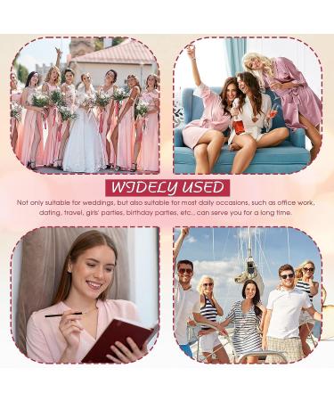 Xunyee 8 Pcs Bridesmaid Hair Clips - Large Matte Bridal Rectangular Claw Clips for Wedding - Pink Bachelorette Party Decor & Styling Accessories - Buy Online on GoSupps.com