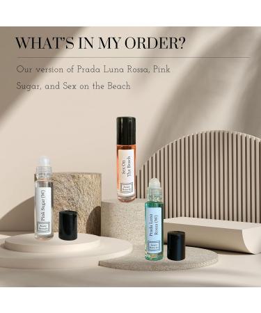 3 Pc Womens Gift Set Fragrance Oil For Women Roll On Body Oil Perfume Samples Fragrance Oil Gift For Her Perfume Oil Sampler Gift Box (Fruity) - Buy Online on GoSupps.com