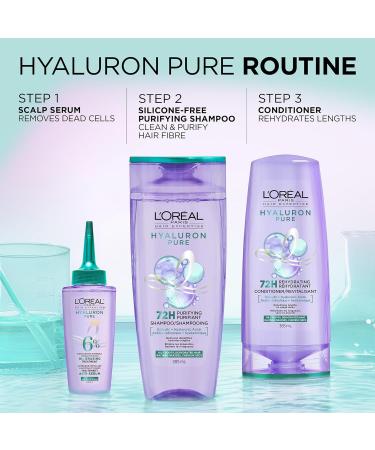 L'Or al Paris Hair Expertise Hyaluron Pure Oil Erasing Scalp Serum with Salicylic Acid for Oily Roots and Dehydrated Lengths 102ml - Buy Online on GoSupps.com