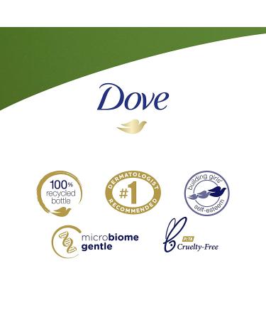 Dove Refreshing Body Wash - Cucumber & Green Tea, 22 oz (4 Count) | Revitalizes & Nourishes Skin, Eliminates Bacteria - Buy Online on GoSupps.com