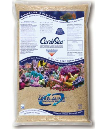 Carib Sea Arag-Alive 20-Pound Special Grade Reef Sand Bahamas Oolite - Buy Online on GoSupps.com