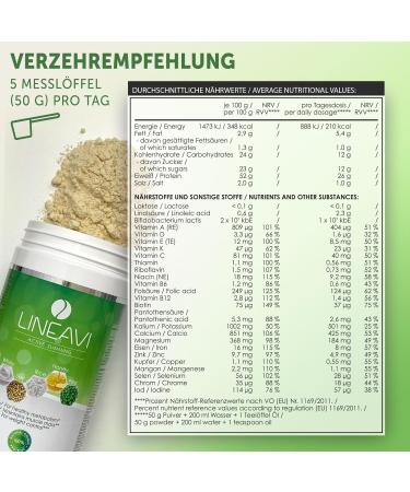 Lineavi Activated Food Diet Shake Neutral - 6x500g | Weight Loss Shake | Soy Pea Rice & Whey Protein | Lactose & Gluten-Free Meal Replacement - Buy Online on GoSupps.com