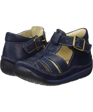 Falcotto Laguna VL Closed-Toe Leather Sandals - Navy Blue (Size 7 UK) - Buy Online on GoSupps.com