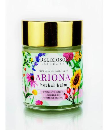 Ariona Skin Soothing Herbal Balm - Dry Skin and Eczema Face & Body - Soothing Emollient Salve - Buy Online on GoSupps.com