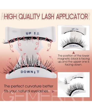 GEMERRY 2 Pair Magnetic Eyelashes Natural Look No Glue or Eyeliner Needed Magnetic Eyelashes Magnetic Lashes Natural Look Reusable Magnetic Eyelashes with Applicator(DWSP+N07) C01 - Buy Online on GoSupps.com