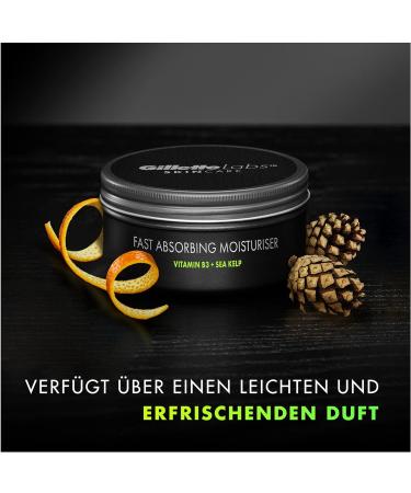 Gillette Labs Beard Care Moisture Cream for Men - 100ml | Moisturizing & Calming Facial Care with Niacinamide | Perfect Gift for Men - Buy Online on GoSupps.com