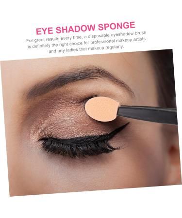 Hemoton 200 Pcs Double Ended Eyeshadow Brush Sponge Eyeshadow Stick Latex Sponge Dual-side Eye Makeup Applicator Makeup Brush Makeup Tool Sponge Brush Cosmetic Tool - Buy Online on GoSupps.com