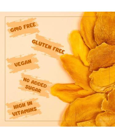 MUSKO Premium Dried Mango 70g - Sun Dried | Dehydrated | No Added Sugar | Vegan & Gluten Free | 100% Natural & Delicious Snack - Buy Online on GoSupps.com