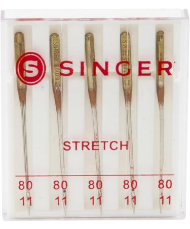 SINGER 04720 Universal Stretch Sewing Machine Needles Size 80/11 5-Count (Color May Vary) 80/11 5.0 - Buy Online on GoSupps.com