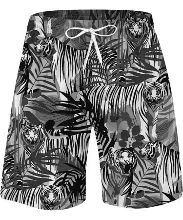 Ronony Men's Beach Shorts - Summer Water-Repellent Bermuda Trunks Elastic Training Pants (XL Black) | International Shipping Available - Buy Online on GoSupps.com
