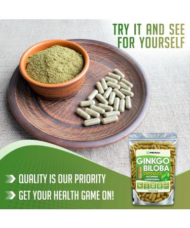 XPRS Nutra Ginkgo Biloba Capsules - Gingko Biloba Encapsulated Supplements for Cognition - Vegan Friendly Ginkoba Biloba - Immunity Boosting Ginkgo Biloba Capsules - 360 Count - Buy Online on GoSupps.com